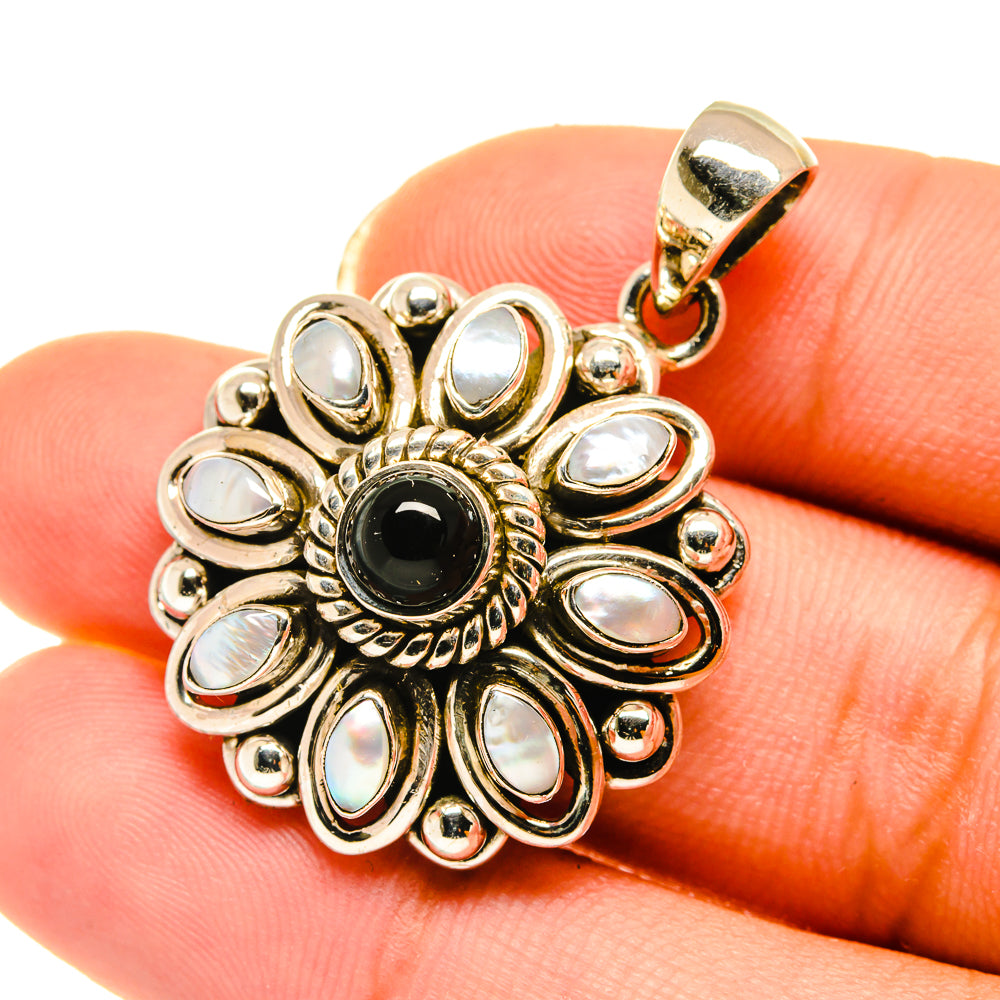 Black Onyx Pendants handcrafted by Ana Silver Co - PD4060