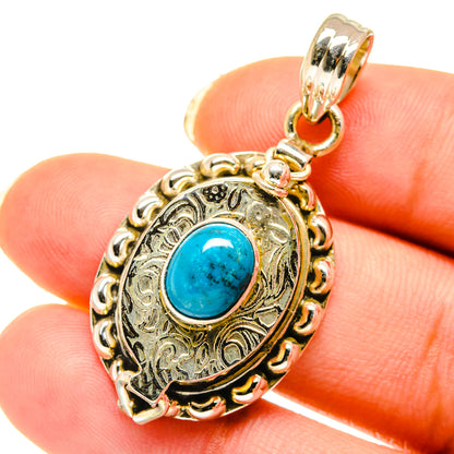 Chrysocolla Pendants handcrafted by Ana Silver Co - PD4073