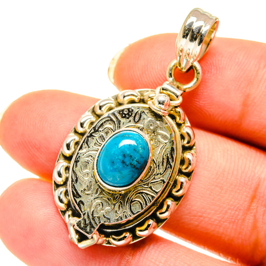Chrysocolla Pendants handcrafted by Ana Silver Co - PD4073