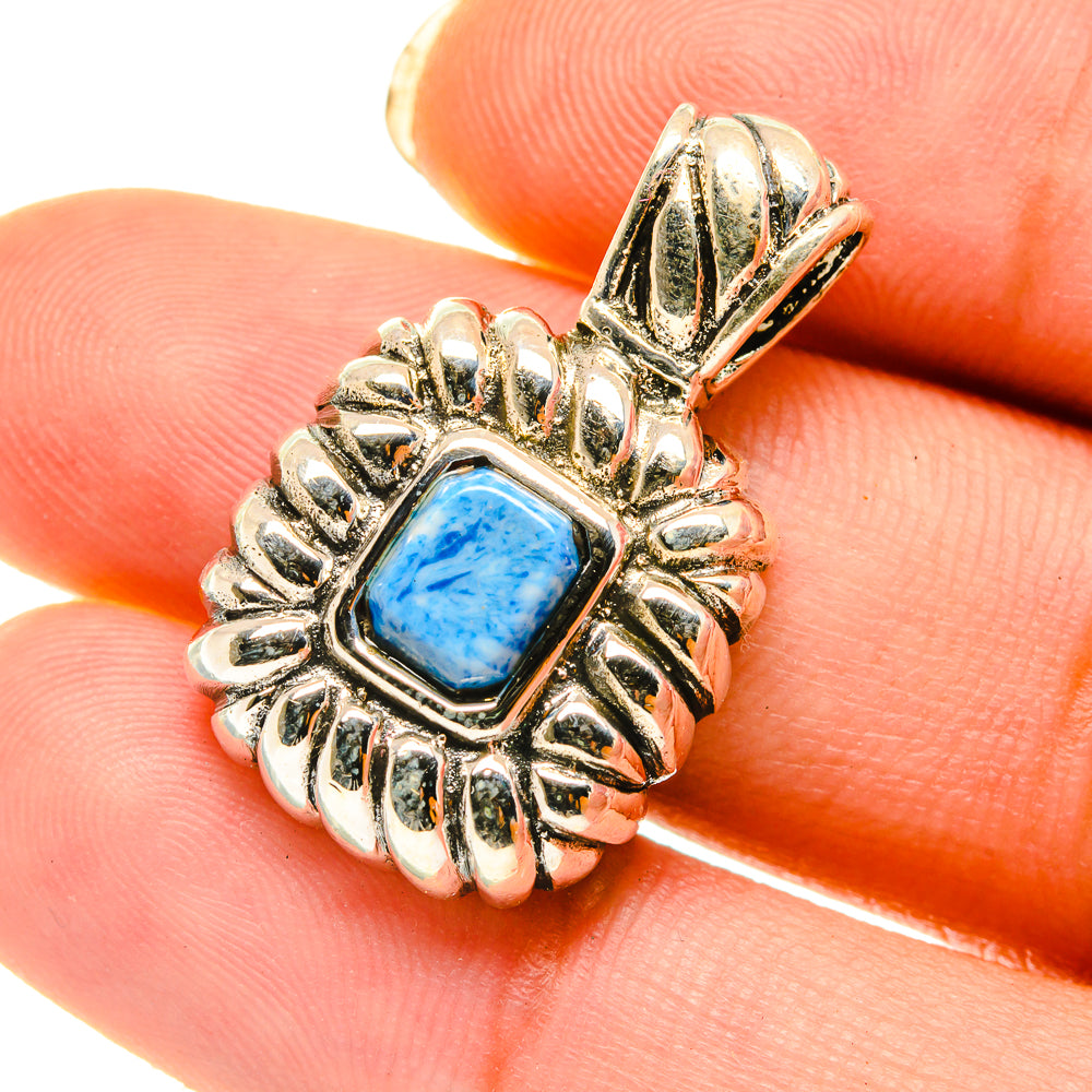 Larimar Pendants handcrafted by Ana Silver Co - PD4076