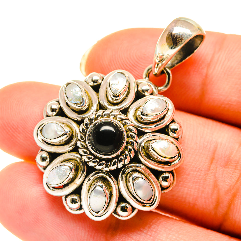Black Onyx Pendants handcrafted by Ana Silver Co - PD4077