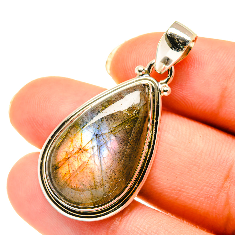 Labradorite Pendants handcrafted by Ana Silver Co - PD4089