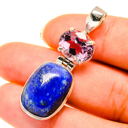 Lapis Lazuli Pendants handcrafted by Ana Silver Co - PD4115