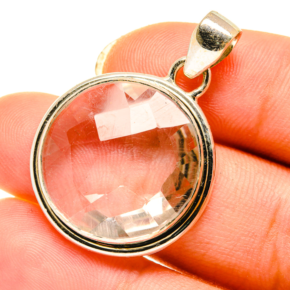 White Quartz Pendants handcrafted by Ana Silver Co - PD4121