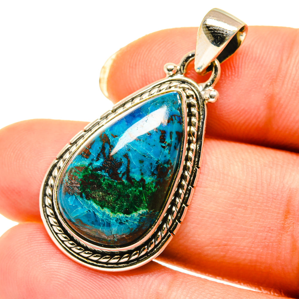 Shattuckite Pendants handcrafted by Ana Silver Co - PD4136