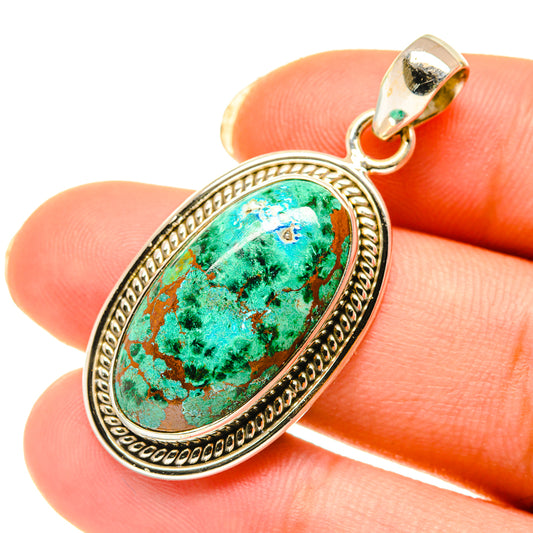 Chrysocolla Pendants handcrafted by Ana Silver Co - PD4137