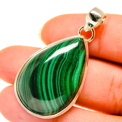 Malachite Pendants handcrafted by Ana Silver Co - PD4140