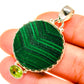 Malachite Pendants handcrafted by Ana Silver Co - PD4143