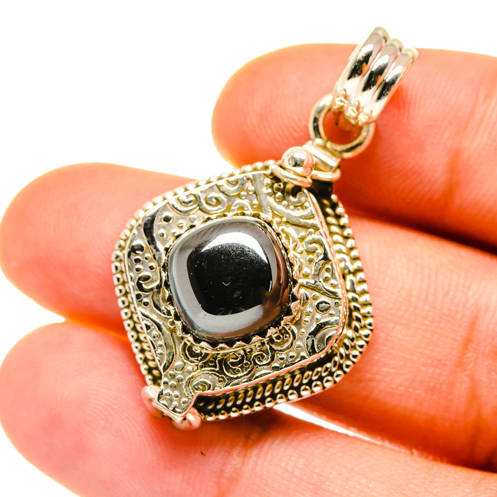 Hematite Pendants handcrafted by Ana Silver Co - PD4165