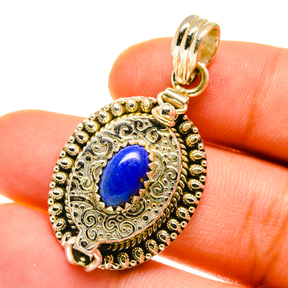 Lapis Lazuli Pendants handcrafted by Ana Silver Co - PD4167