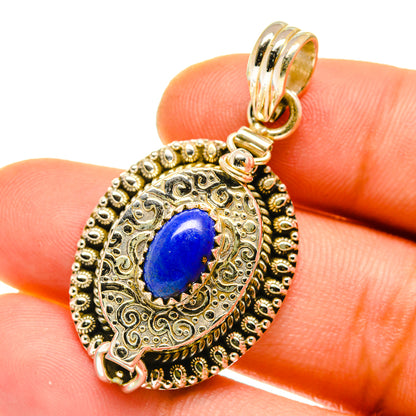 Lapis Lazuli Pendants handcrafted by Ana Silver Co - PD4167