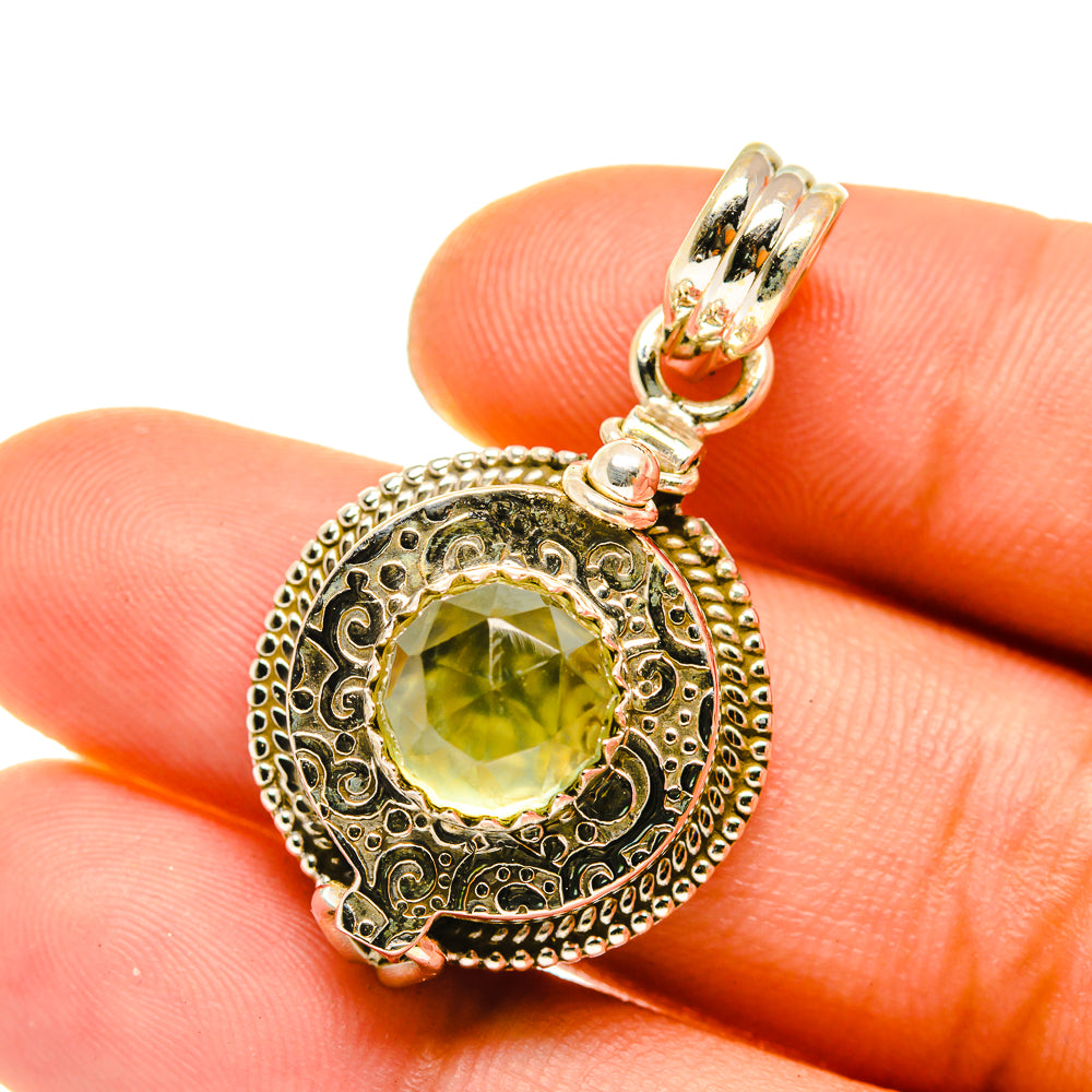 Prehnite Pendants handcrafted by Ana Silver Co - PD4168