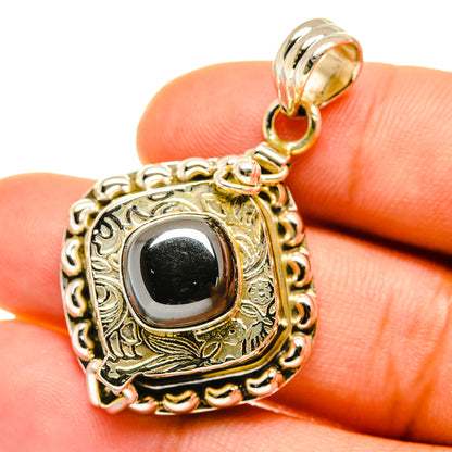 Hematite Pendants handcrafted by Ana Silver Co - PD4173