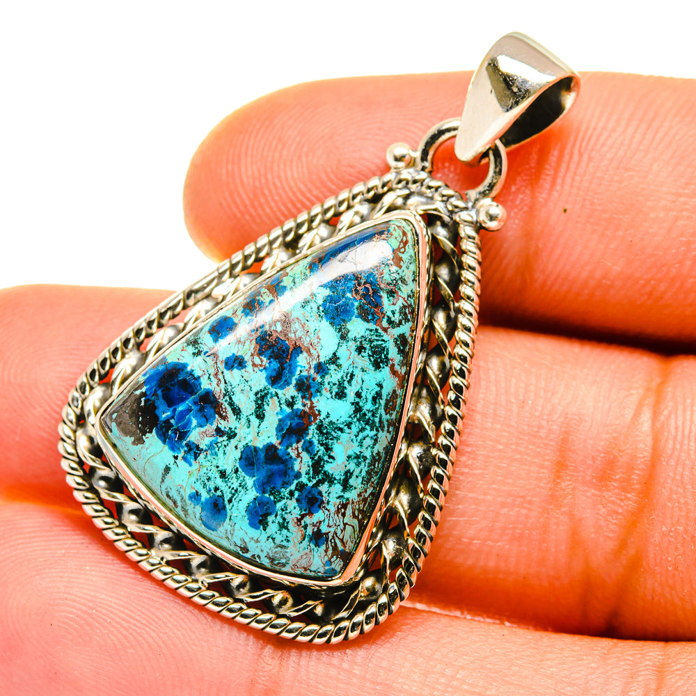 Shattuckite Pendants handcrafted by Ana Silver Co - PD4180