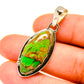 Green Copper Composite Turquoise Pendants handcrafted by Ana Silver Co - PD4198
