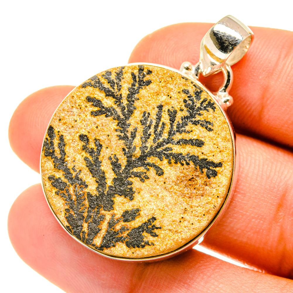 Germany Psilomelane Dendrite Pendants handcrafted by Ana Silver Co - PD4230