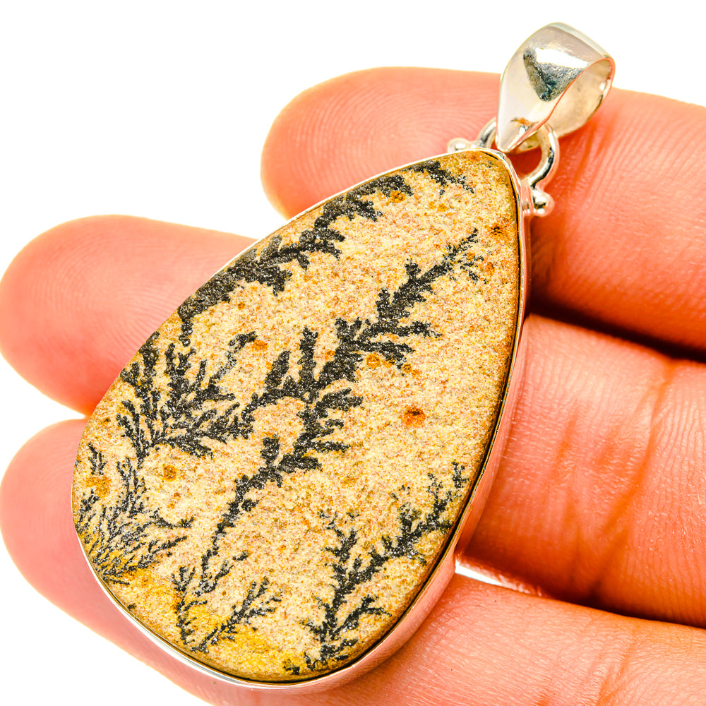 Germany Psilomelane Dendrite Pendants handcrafted by Ana Silver Co - PD4231