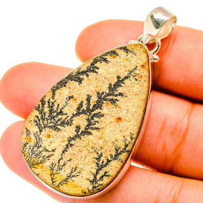 Germany Psilomelane Dendrite Pendants handcrafted by Ana Silver Co - PD4231