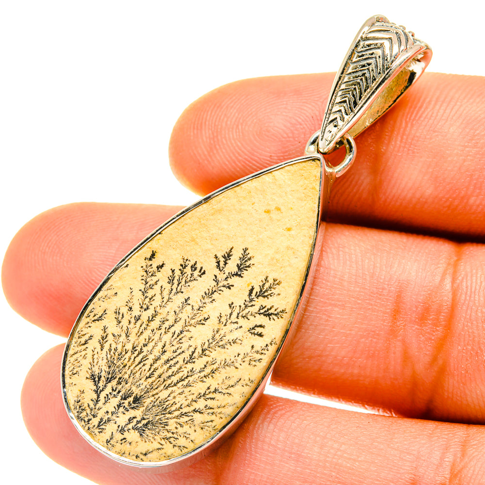 Germany Psilomelane Dendrite Pendants handcrafted by Ana Silver Co - PD4232
