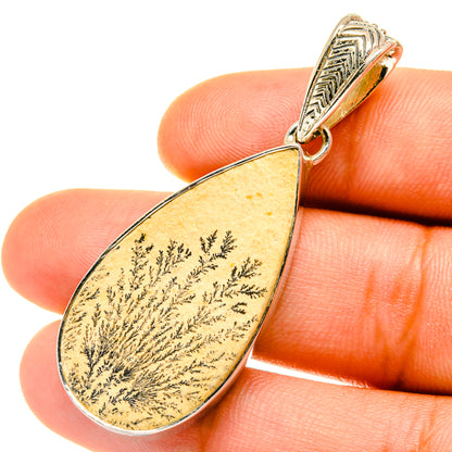 Germany Psilomelane Dendrite Pendants handcrafted by Ana Silver Co - PD4232
