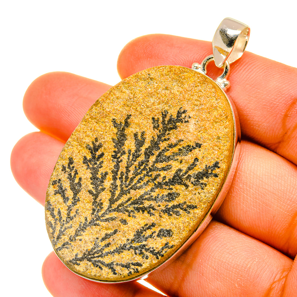 Germany Psilomelane Dendrite Pendants handcrafted by Ana Silver Co - PD4233