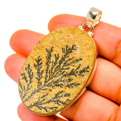 Germany Psilomelane Dendrite Pendants handcrafted by Ana Silver Co - PD4233