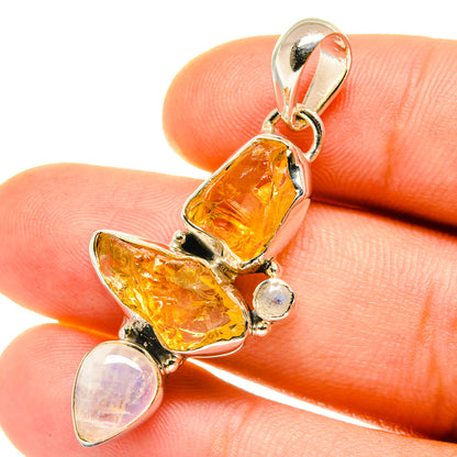 Citrine Pendants handcrafted by Ana Silver Co - PD4242