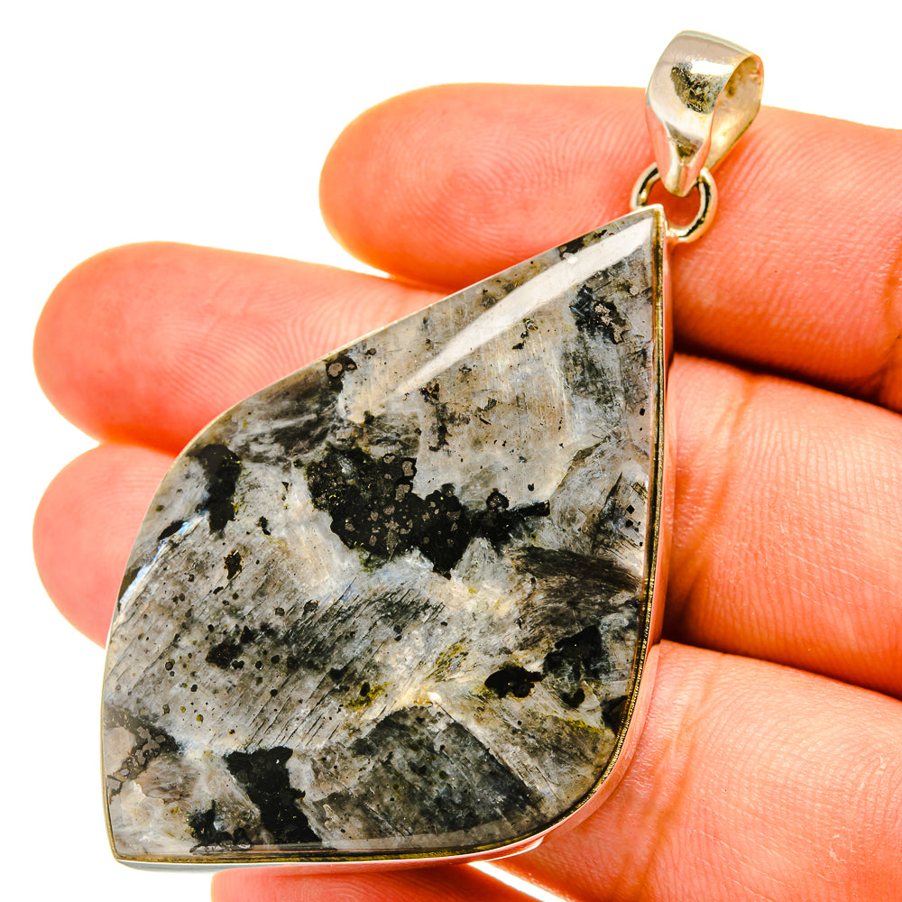 Gabbro Stone Pendants handcrafted by Ana Silver Co - PD4261