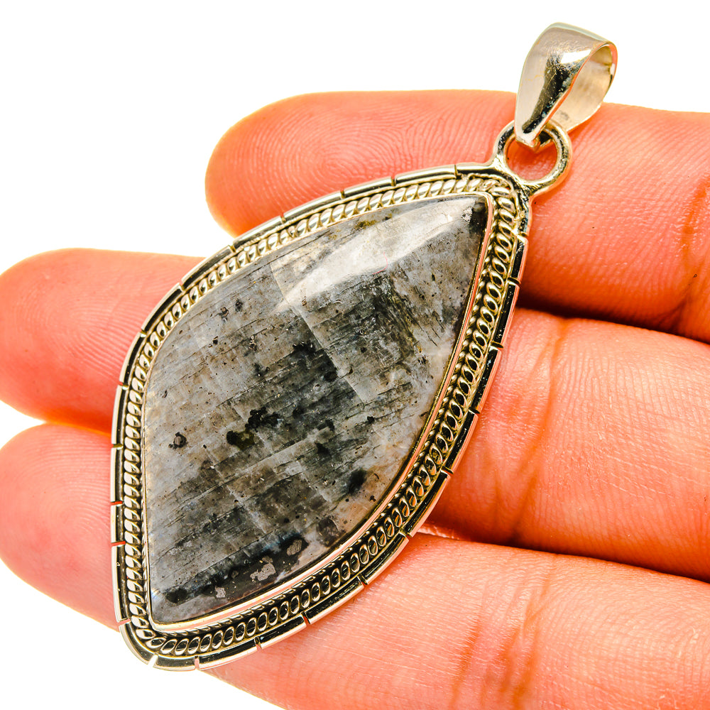 Gabbro Stone Pendants handcrafted by Ana Silver Co - PD4262