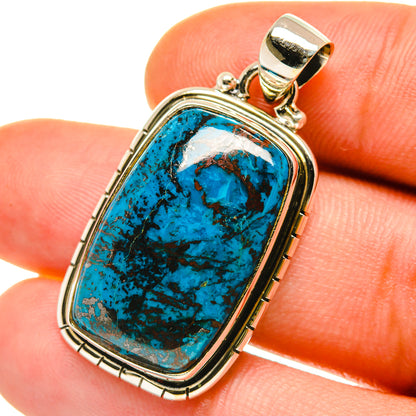 Shattuckite Pendants handcrafted by Ana Silver Co - PD4263