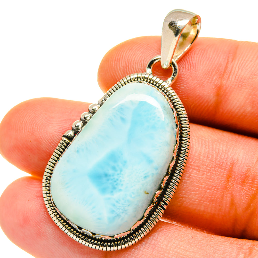 Larimar Pendants handcrafted by Ana Silver Co - PD4267