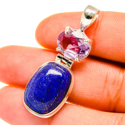 Lapis Lazuli Pendants handcrafted by Ana Silver Co - PD4278