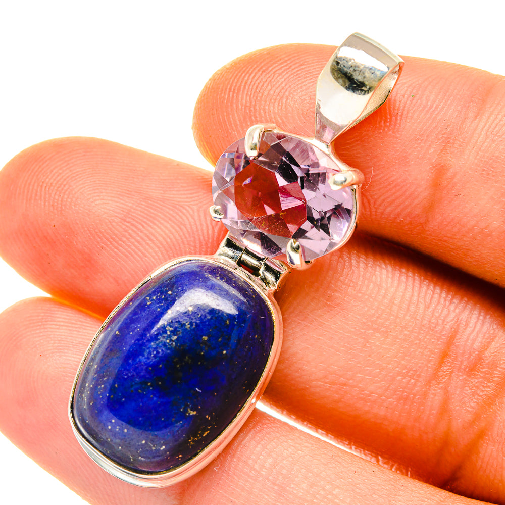 Lapis Lazuli Pendants handcrafted by Ana Silver Co - PD4281