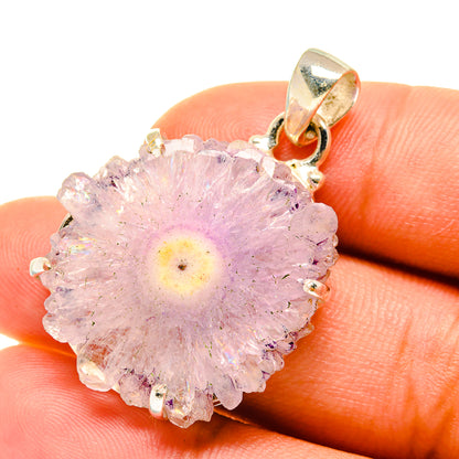 Amethyst Stalactite Pendants handcrafted by Ana Silver Co - PD4284