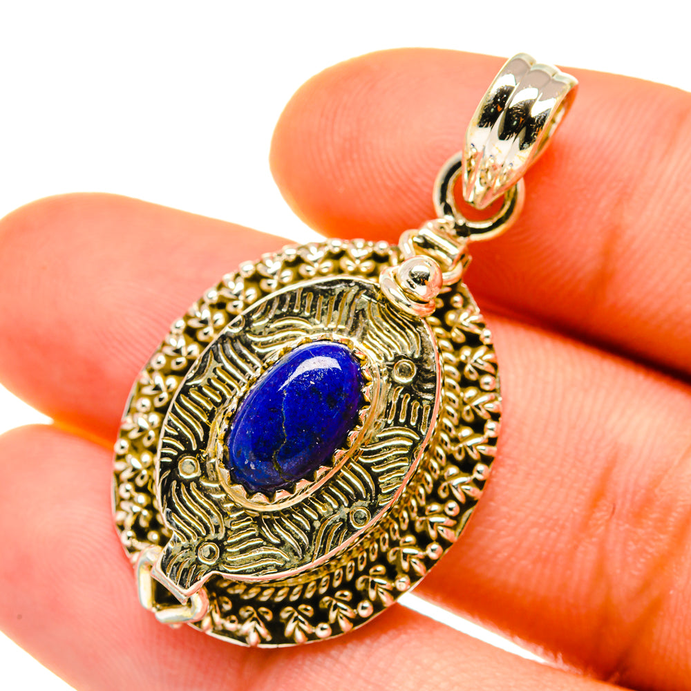 Lapis Lazuli Pendants handcrafted by Ana Silver Co - PD4356