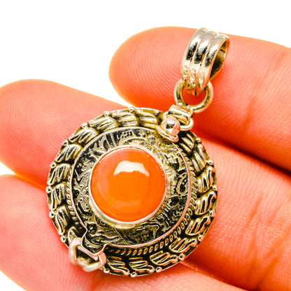Carnelian Pendants handcrafted by Ana Silver Co - PD4359