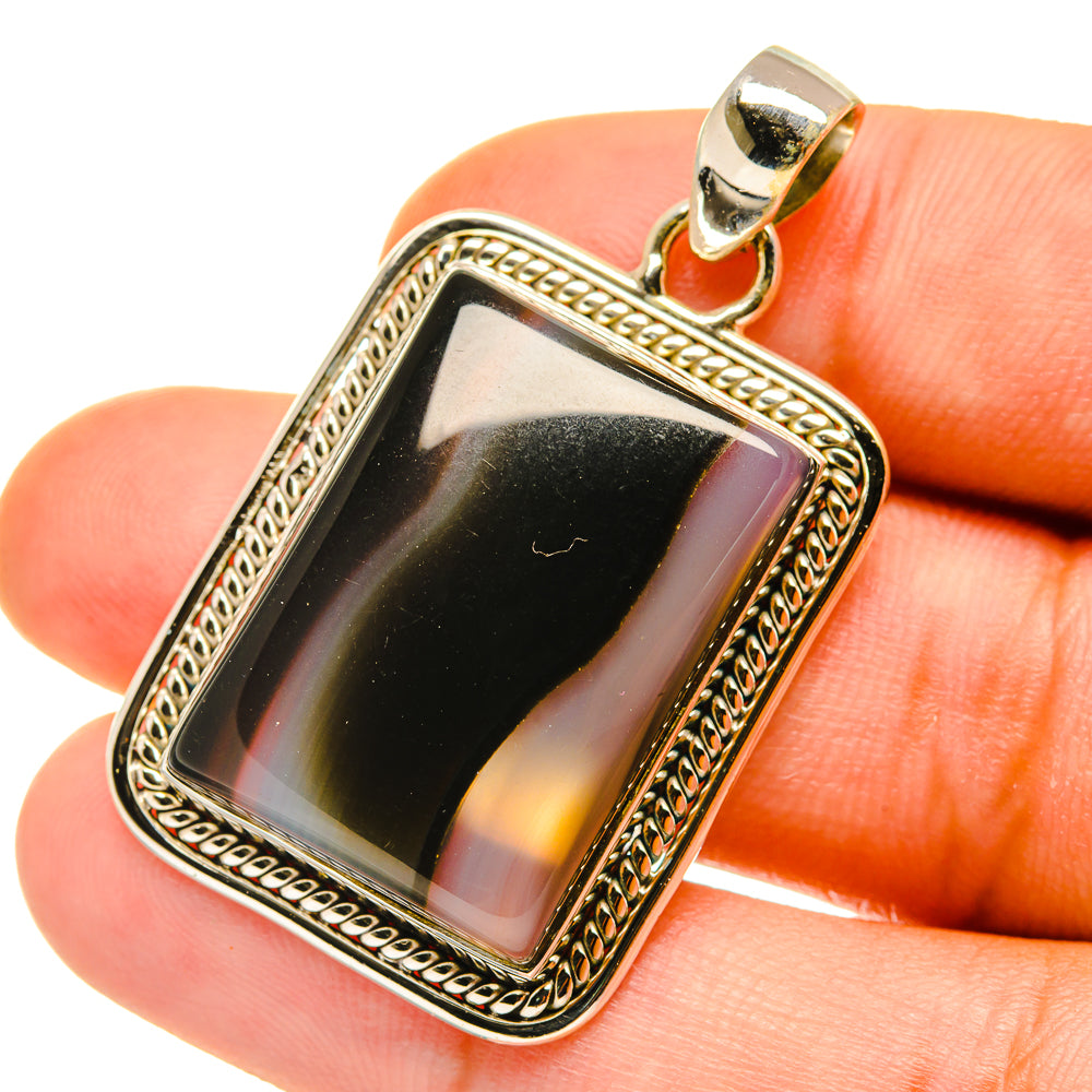 Montana Agate Pendants handcrafted by Ana Silver Co - PD4372