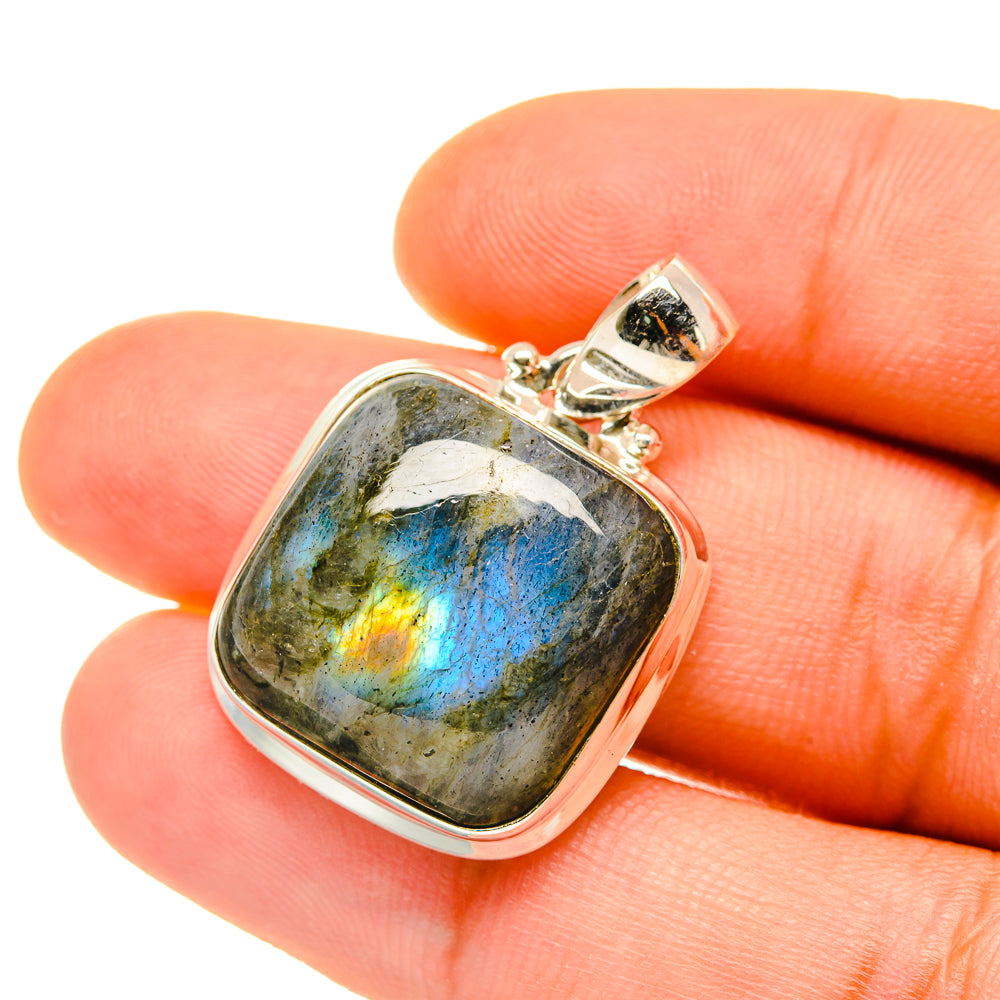 Labradorite Pendants handcrafted by Ana Silver Co - PD4386