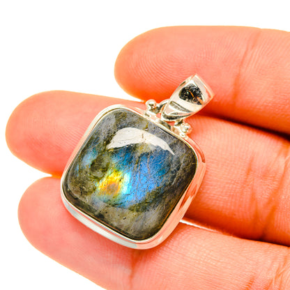 Labradorite Pendants handcrafted by Ana Silver Co - PD4386