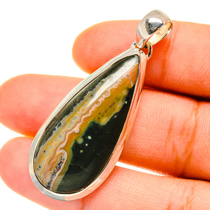 Ocean Jasper Pendants handcrafted by Ana Silver Co - PD4394