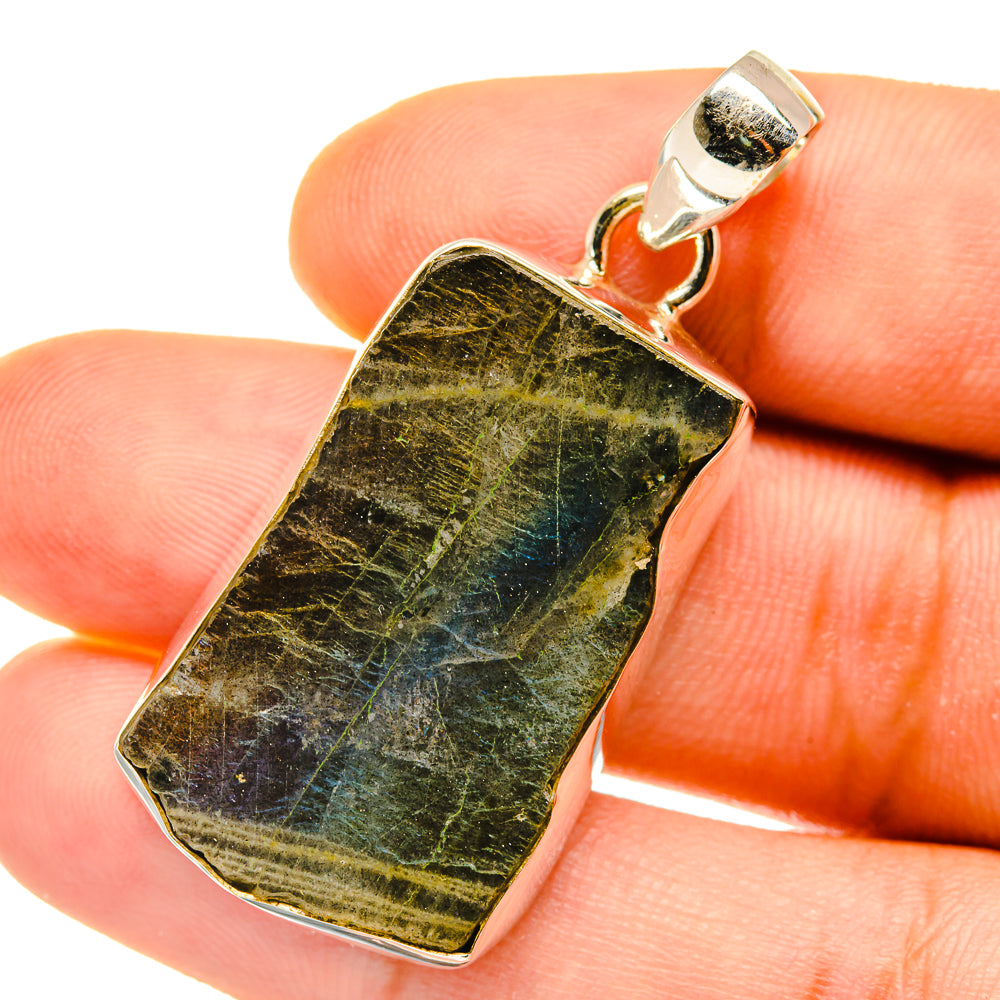 Labradorite Pendants handcrafted by Ana Silver Co - PD4399