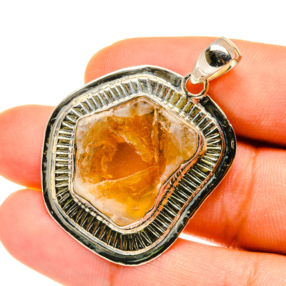 Citrine Pendants handcrafted by Ana Silver Co - PD4408