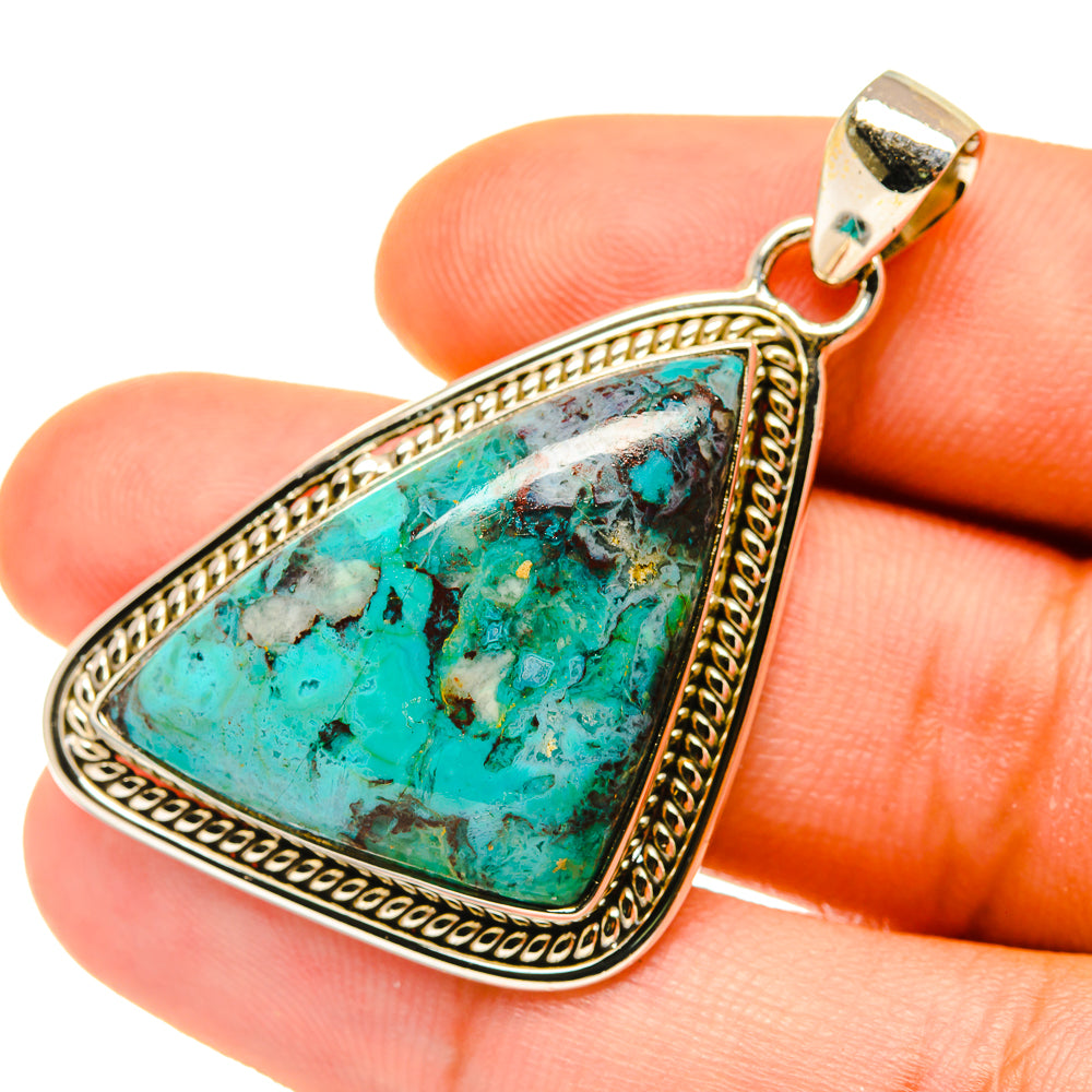 Shattuckite Pendants handcrafted by Ana Silver Co - PD4442