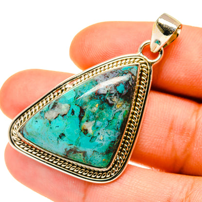 Shattuckite Pendants handcrafted by Ana Silver Co - PD4442