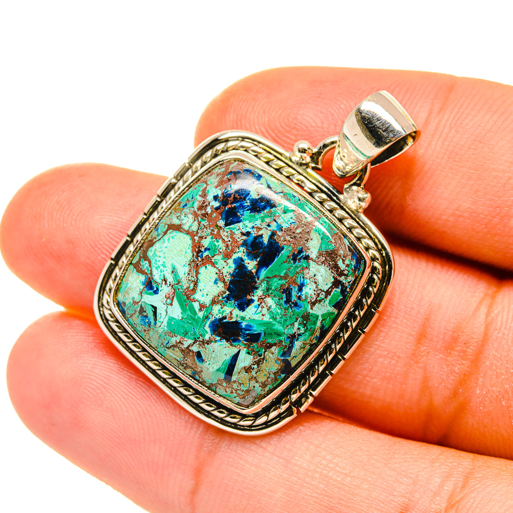 Shattuckite Pendants handcrafted by Ana Silver Co - PD4462