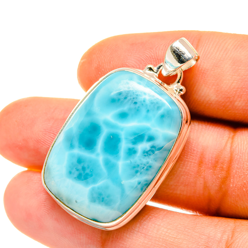 Larimar Pendants handcrafted by Ana Silver Co - PD4463