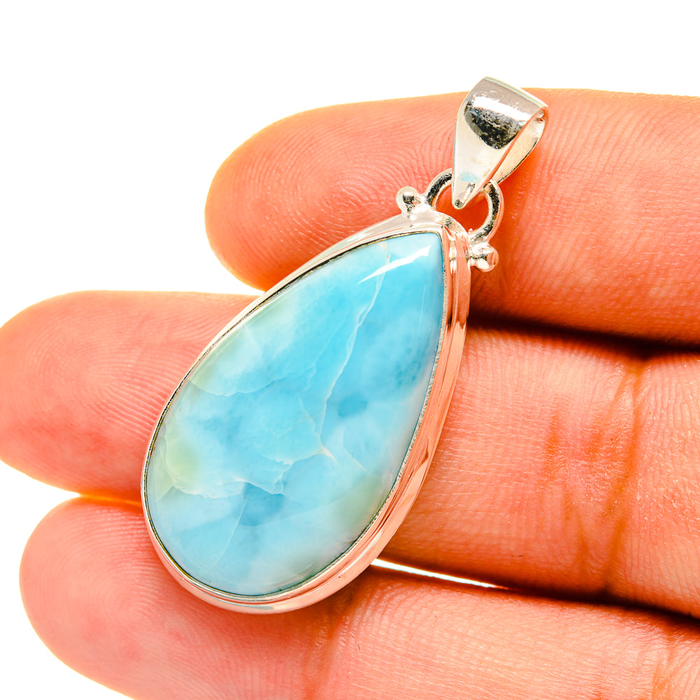 Larimar Pendants handcrafted by Ana Silver Co - PD4469