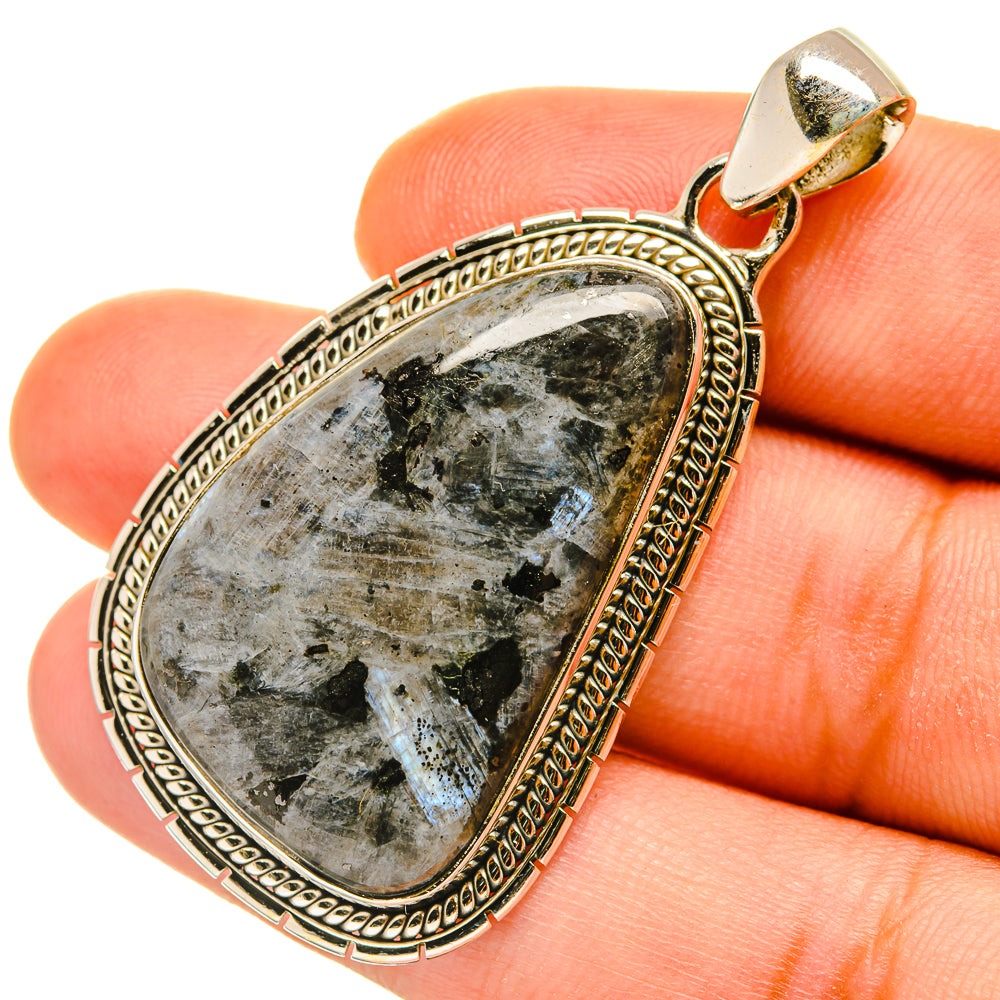 Gabbro Stone Pendants handcrafted by Ana Silver Co - PD4477