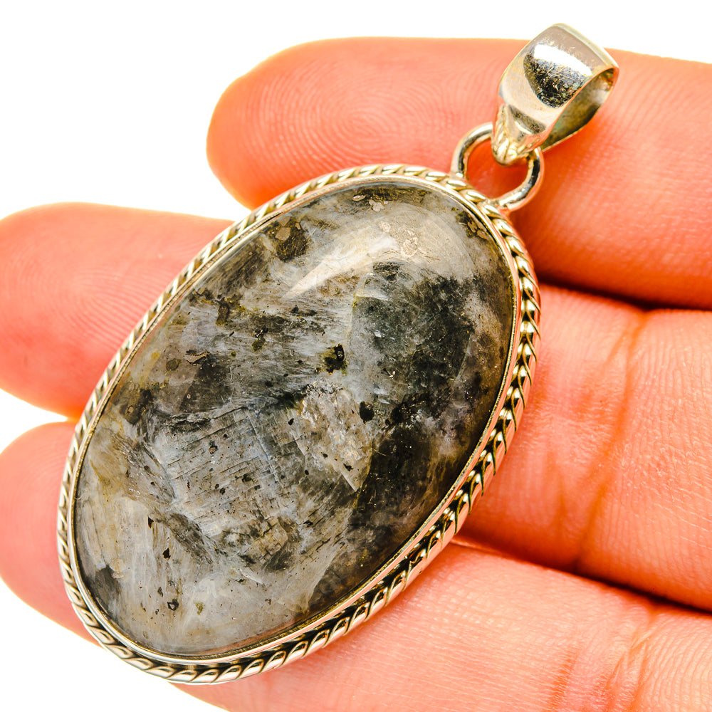 Gabbro Stone Pendants handcrafted by Ana Silver Co - PD4479