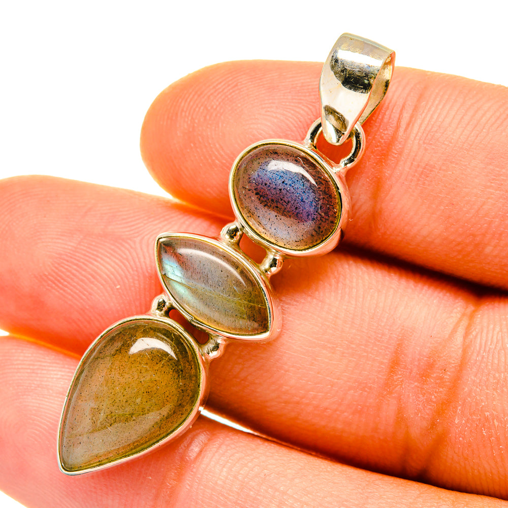 Labradorite Pendants handcrafted by Ana Silver Co - PD4490